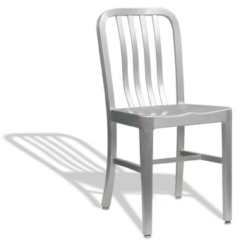 Navy Aluminum Chair