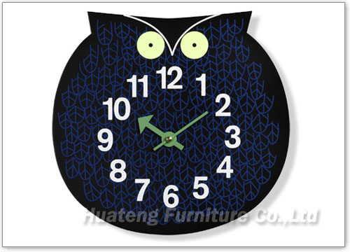 Omar The Owl Clock
