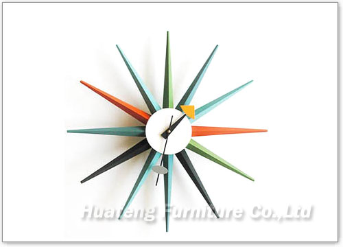 Nelson Sunburst Clock